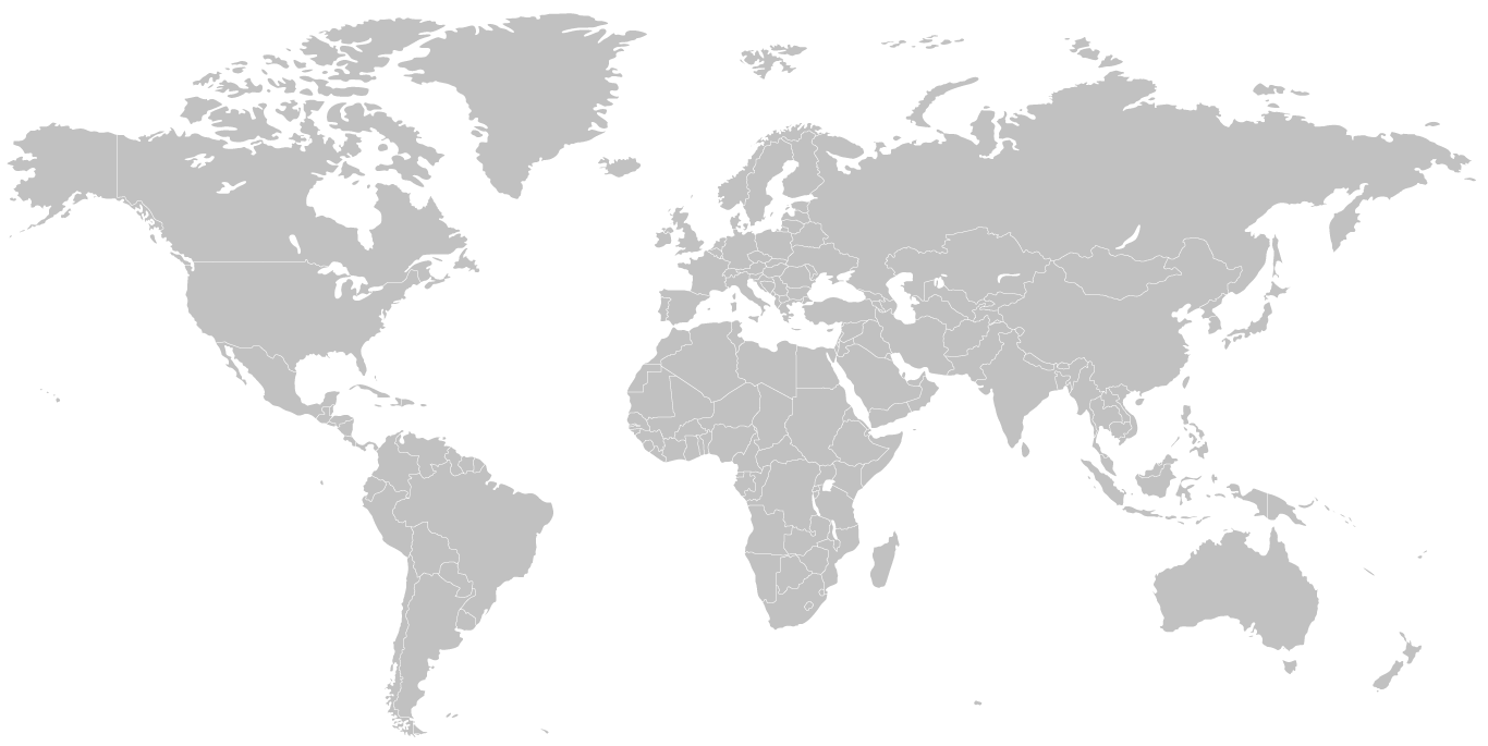 World Map gray