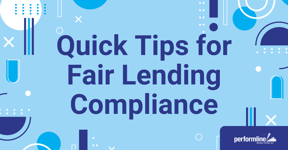 16 Quick Tips for Proactive Fair Lending Compliance