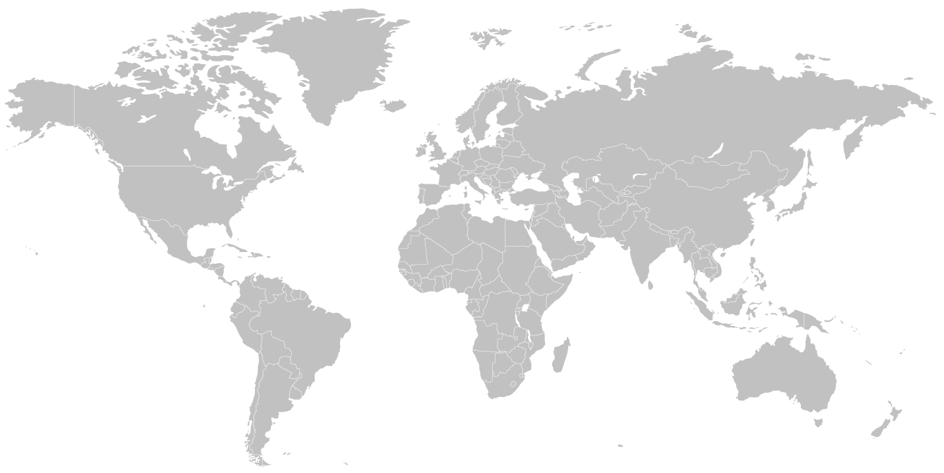 World Map gray